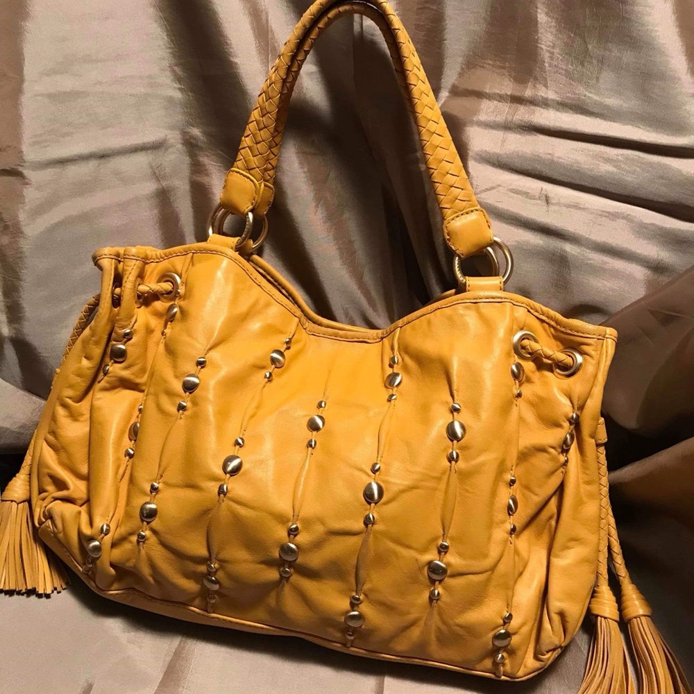 Stylish Yellow Handbag
